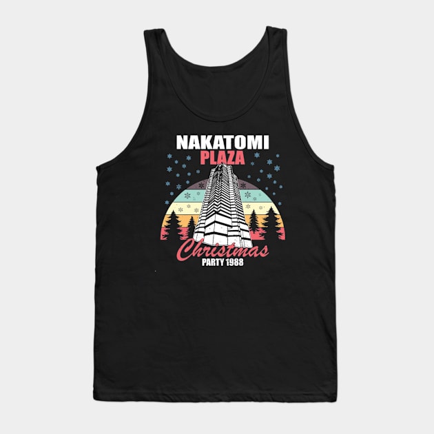 Retro Nakatomi Plaza Party 1968 Tank Top by Jusstea